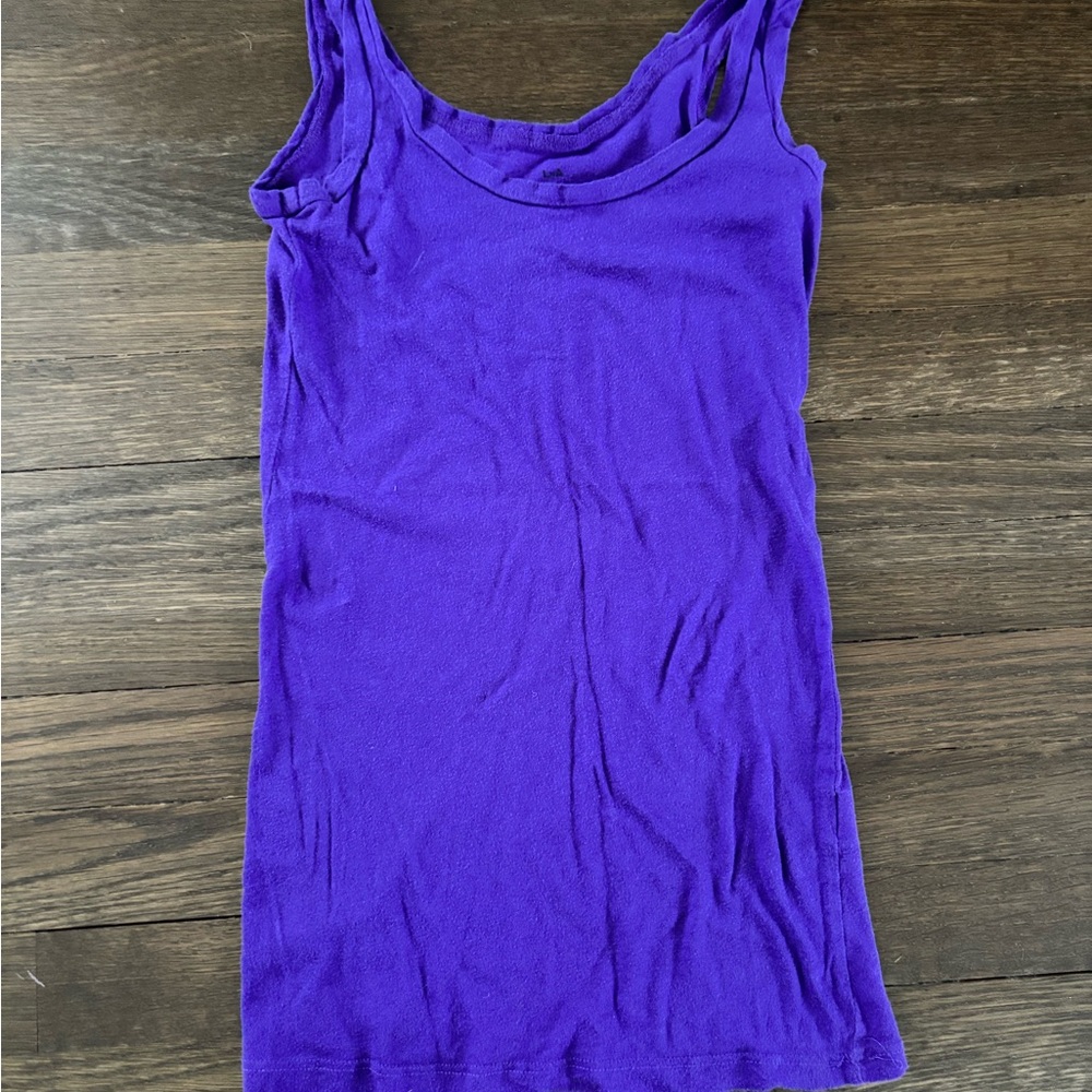 LNA Purple Tank Top XS